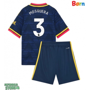 Arsenal Cristhian Mosquera #3 Replika Babytøj Udebanesæt Børn 2026-27 Kortærmet (+ Korte bukser)